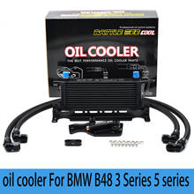 1 Set Oil Cooler Kit For BMW 3 series 320i 330i 328i 5 series B48 Engine Black 13 rows Oil Cooler 2024 - buy cheap