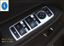 Reposabrazos de puerta interior, cubierta de Panel de Control de interruptor embellecedor para Mercedes Benz CLA W117 / GLA 200 220 X156 2014 - 2018 2024 - compra barato
