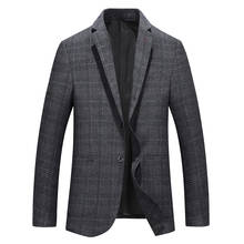 2020 новый мужской модный приталенный повседневный костюм на одной пуговице, пиджак, пиджак, Свадебный деловой пиджак размера плюс 8xl 7xl 6xl 5xl 2024 - купить недорого
