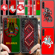 Funda de silicona con bandera nacional de la República de Bielorrusia para Xiaomi Redmi Note 7, 7A, 8, 8T, 9, 9A, 9S, K30 Pro, Ultra negra, bonita 2024 - compra barato