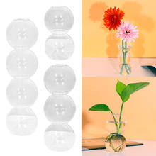 Настольный Стекло ящик для комнатных растений, пузырьковая ваза гидропонических растений контейнер для Противоударная заданяя 2024 - купить недорого