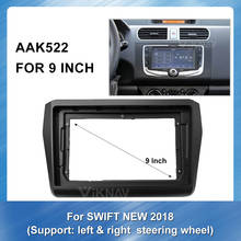 Kit de instalação para painel de áudio estéreo, 2 din, esquerda e direita, para suzuki swift 2024 - compre barato