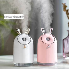 Wireless Air Humidifier With 800mAh Battery Ultrasonic Cool-Mist Adorable Humidificador Aromatherapy Essential Oil Diffuser 2024 - buy cheap
