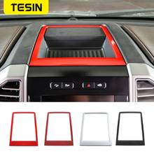 TESIN Center Console Storage Box Decorative Frame Sticker Cover for Ford F150 2015 2016 2017 2018 2019 2020 Car Interior Styling 2024 - buy cheap