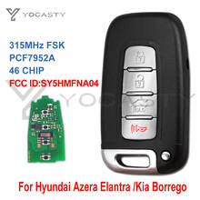 YOCASTY 4 btns Remote Smart key For HYUNDAI Elantra Genesis Veloster Equus Tucson Sonata Azera 2009-2015 SY5HMFNA04 7952A 315Mhz 2024 - buy cheap