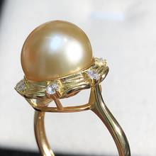 Joyería de boda de Plata de Ley 925, accesorios de anillo ajustables, piezas de montaje para corales de perlas, cristal de Jade, 5 unids/lote 2024 - compra barato