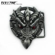 Bullzine-Cinturón de cabeza de dragón de aleación de zinc, hebilla de acabado Peltre FP-02885, vaquero de lujo, regalo 2024 - compra barato