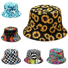 2022 New Outdoor Bucket Hat Women with Print Pattern Female Beach Summer Autumn Bob Korean Sun Fisherman Caps Fashion Panama 2024 - buy cheap