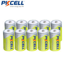 10 шт. * PKCELL 1,2 в 10000 мАч перезаряжаемая батарея размера D батареи 2024 - купить недорого
