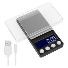 Электронные кухонные весы с зарядкой от USB, 500/0,01 г 2024 - купить недорого