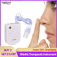 Nose Sinusitis Cure Therapy Machine Rhinitis Therapeutic Instrument Painless Low Frequency Pulse Laser Nose Massager 2024 - buy cheap