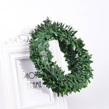 1PCS 7.5m Artificial Ivy Garland Foliage Green Leaves Simulated Vine For Wedding Party Ceremony DIY Headbands 2024 - buy cheap