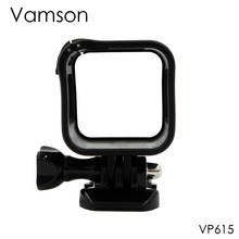 Vamson-carcasa protectora estándar para cámara deportiva GoPro Hero 4 Session, accesorios para cámara deportiva, borde negro, 4S, VP615 2024 - compra barato