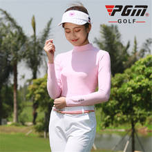 Pgm para mujer protección UV camisetas de manga larga ropa deportiva para señoras ropa interior de Golf camisa femenina de secado rápido ropa de Golf gran oferta AA60444 2024 - compra barato