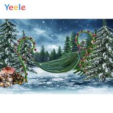 Árvore de natal inverno floresta sonhador pano de fundo fotografia backdrops fotográfico para estúdio de fotografia vinil photophone 2024 - compre barato