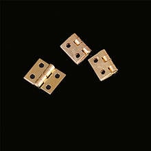 20Pcs 8mm*10mm Cabinet Door Hinges  Brass Plated Mini Hinge Small Decorative Jewelry Wooden Box 2024 - buy cheap