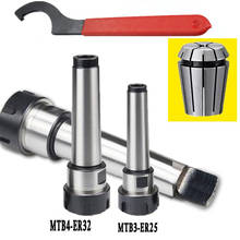 ER25 Spring Clamps 15PCS MT2 MT3 MT4 ER25 1PCS ER25 Wrench 1PCS Collet Chuck Morse Holder Cone For CNC Milling Lathe tool 2024 - buy cheap