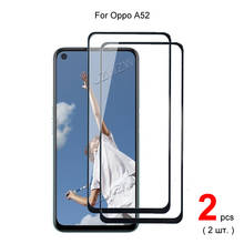 For Oppo A52 Full Coverage Tempered Glass Phone Screen Protector Protective Guard Film 2.5D 9H Hardness 2024 - buy cheap