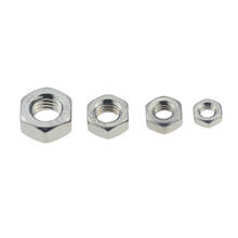 100pcs/lot Metric thread DIN934 M4 304 Stainless Steel Hex Nuts 2024 - buy cheap