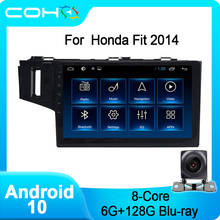 COHO For Honda Fit 2014 Audio Multimedia Video Player Navigation Car Radio Android 10.0 Octa Core 6+128G 2024 - buy cheap