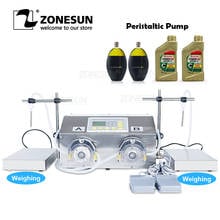 ZONESUN-máquina de llenado semiautomática de ZS-PP532W, bomba peristáltica de tinta, aceite esencial, Perfurm, leche, jugo, agua, botella de relleno 6L 2024 - compra barato