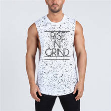 Muscleguys Brand Fashion Clothing Fitness Drop Armhole Tank Top Men Gym Bodybuilding Singlets Sleeveless Shirt Workout Vest 2024 - buy cheap