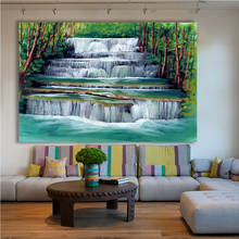 Broca completa 5d diamante bordado pintura ponto cruz cachoeira entre fotos da árvore de strass mosaico decoração artesanato 2024 - compre barato