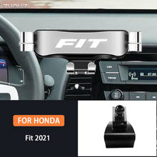 Suporte de carro para telefone celular, saída de ar especial, gps, navegação por gravidade, para honda fit 2021, acessórios automotivos 2024 - compre barato