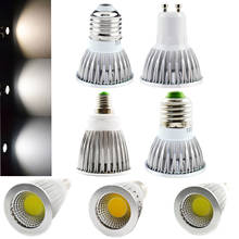 Foco led COB de color blanco cálido, lámpara de 220V, 9W, 12W, 15W, E27, E14, GU10, 110V, MR16, 12V 2024 - compra barato