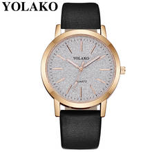 YOLAKO Fashion Elegant Women Luxurious Bracelet Women's Casual Quartz Leather Band Starry Sky Watch Analog Wrist Watch 2024 - buy cheap