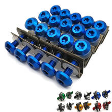 Kit de tornillos hexagonales de aluminio para carenado de motocicleta, Clips de tornillo de resorte para cuerpo, para Yamaha XP500 XP530 xp 530 500 YZ80 YZ85 YZ125 2024 - compra barato