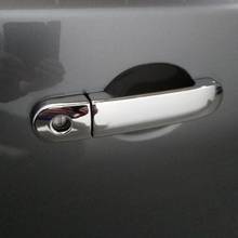 Tapa de pomo de la puerta lateral, embellecedor de plata cromada para Nissan Tiida Versa, Latio, primera generación, C11, 2004-2012, 2005, 2006, 2007, 2008, 2009 2024 - compra barato