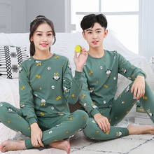 Conjuntos de Pijamas grandes para niños y niñas, ropa de dormir de algodón para el hogar, de manga larga, para adolescentes, de 14 a 19 años, 2020 2024 - compra barato