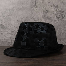 Мужская фетровая шляпа 8Stlye с плоским верхом, размер 58 см 2024 - купить недорого