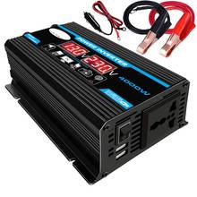 4000W 12V to 220V/110V LED Car Power Inverter Converter Charger Adapter Dual USB Voltage Transformer Modified Sine Wave 2024 - buy cheap