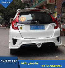 For Honda fit/jazz Spoiler High Quality ABS Material Car Rear Wing Primer Color Rear Spoiler For Honda Fit B Spoiler 2014-2016 2024 - buy cheap