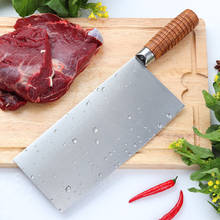 Традиционный ручной работы китайский стиль кухонный нож для резки мясной овощной нож кухонные ножи шеф-повара специальный нож бытовой Отбойник ножи 2024 - купить недорого