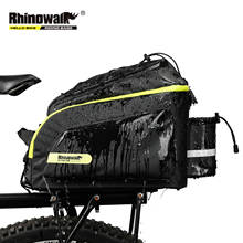 RHINOWALK Waterproof Bicycle Cycling Luggage Saddle Rack Trunk Bags 17L Travel Carrier Camera Handbag Mountain Bike Bags 2024 - buy cheap