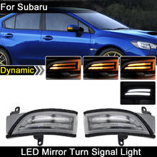 Luz LED lateral para espejo retrovisor, lámpara indicadora de señal de giro ámbar dinámica para Subaru WRX Corsstrek Forester Impreza Legacy Outback 2024 - compra barato