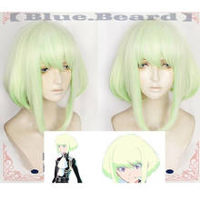 New PROMARE Mad Burnish Lio Fotia 35cm Gradient Short Straight Heat Resistant Synthetic Hair Anime Cosplay Wig + Wig Cap 2024 - buy cheap