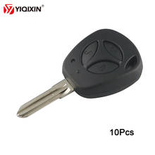 YIQIXIN 10 шт. 3 кнопки сменный пульт дистанционного управления автомобильный ключ корпус для Lada неразрезанное лезвие пустой авто ключ чехол БЕСКЛЮЧЕВОЙ ключ доступа 2024 - купить недорого