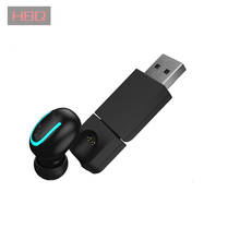 HBQ-Q13 TWS headset mini Bluetooth small invisible wireless earphone car headset with microphone USB charging for smart phones 2024 - buy cheap