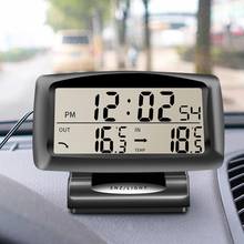 Reloj Digital electrónico para el hogar y el coche, termómetro para interior y exterior, con pantalla LCD Dual, sensores de temperatura con retroiluminación, P5W6 2024 - compra barato