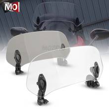 Motorcycle Windshield Extension Spoiler Windscreen Air Deflector For Piaggio NRG POWER DD MEDLEY 125 150 4T IE ABS MP3 500 LT 2024 - buy cheap