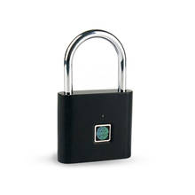 LWZH Waterproof Smart Fingerprint Lock USB Charging Padlock Long Standby Time Wild Application Lock Zinc Alloy Metal 2024 - buy cheap