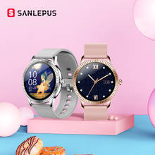 Sanlepus-relógio inteligente unissex 2021, à prova d'água, casual, com monitor de frequência cardíaca, para android, apple, xiaomi 2024 - compre barato