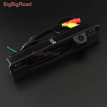 BigBigRoad For Ford Focus 2015 2016 2017 Car HD Rear View Trunk Handle Camera Waterproof Night Vision 2024 - buy cheap