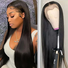 Straight Lace Front Human Hair Wigs 28 30 Inch HD Lace Frontal Wig Brazilian Remy 13x4 Lace Front Human Hair Wigs For Woman 2024 - buy cheap