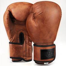 Retro Color Adult Kids Women/Men Boxing Gloves Pu Leather MMA Muay Thai Boxe De Luva Mitts Sanda GYM Equipment 6 8 10 12OZ boks 2024 - buy cheap