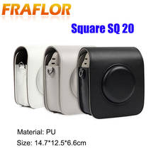 Bolsa de cámara para Fujifilm Instax Polaroid, funda de piel sintética con correa ajustable para el hombro, Fuji Square SQ20 2024 - compra barato